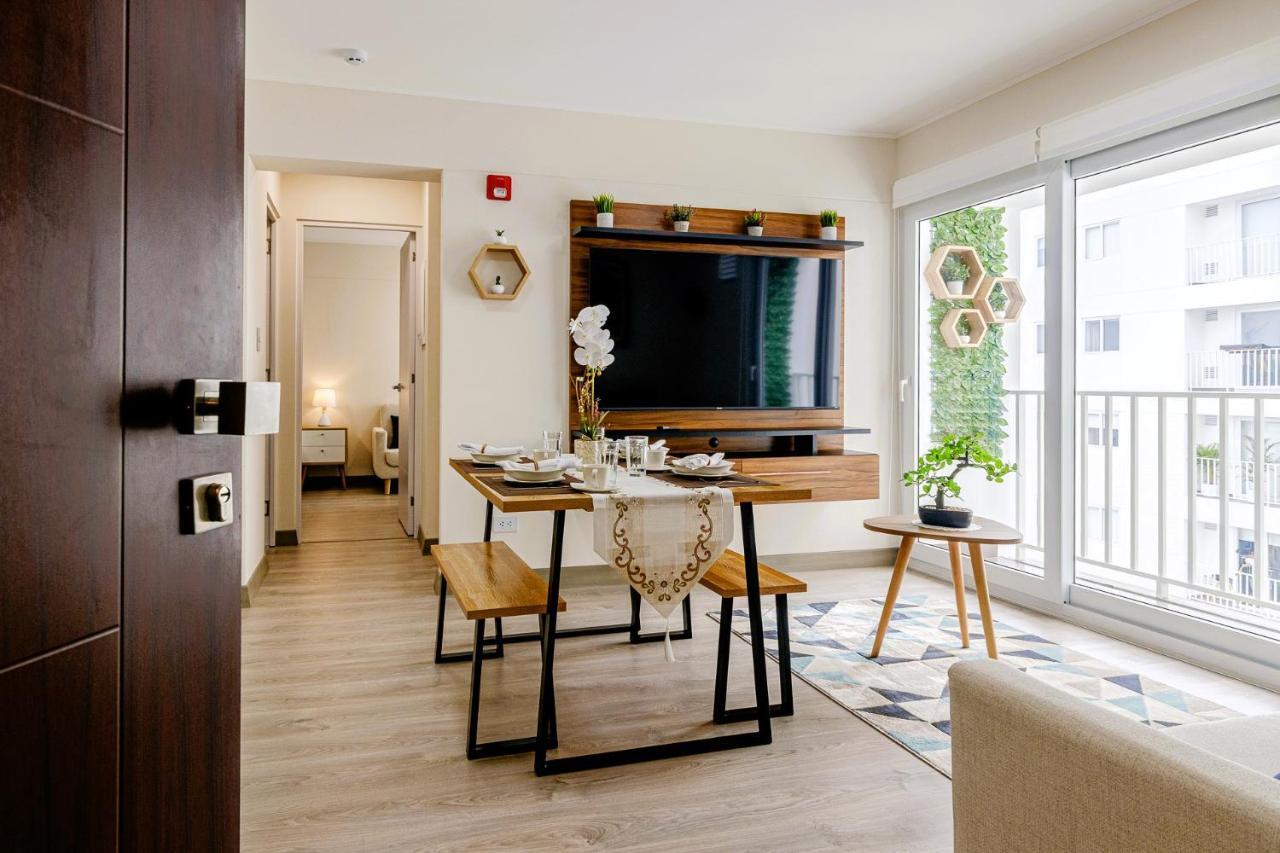 לימה Peaceful 2Br Apartment W Balconies N Parking מראה חיצוני תמונה